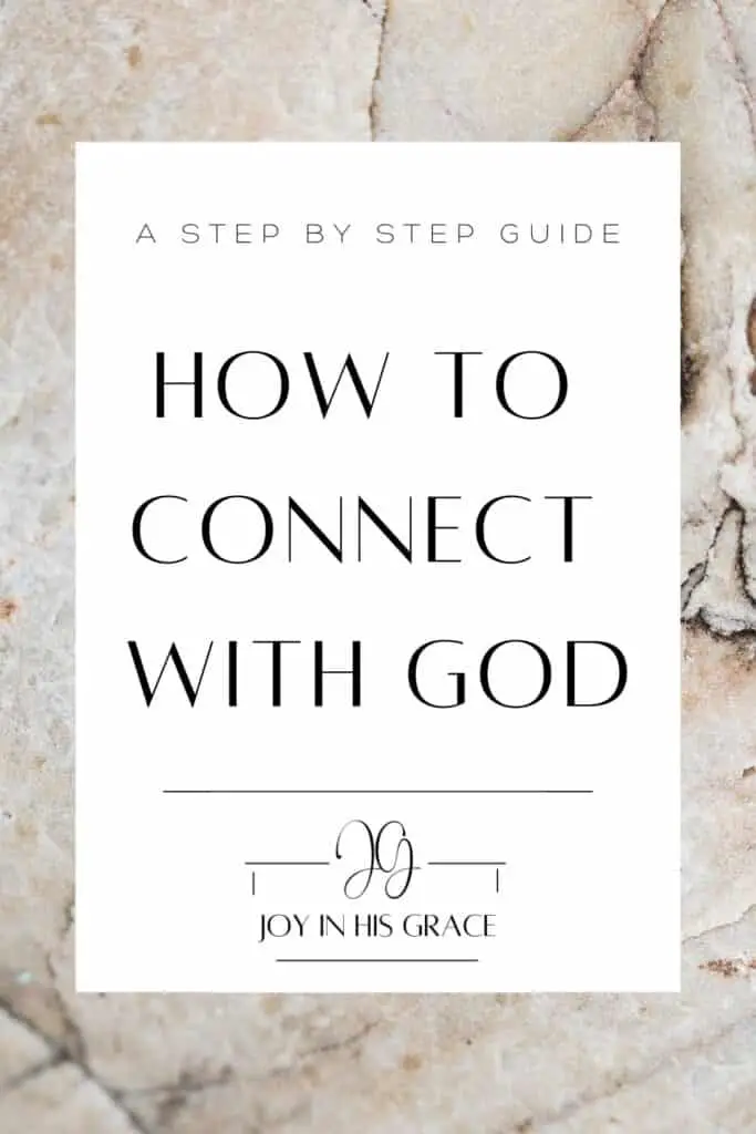 How to connect with God spiritually in easy steps.