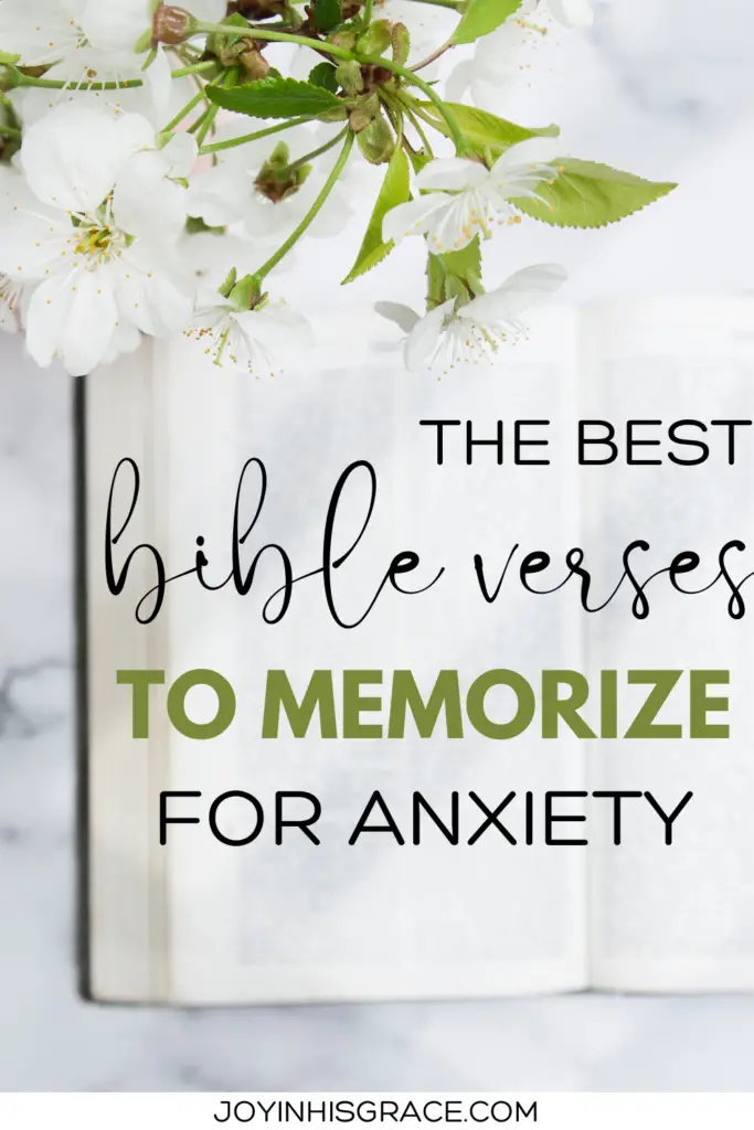 bible verses to memorize for anxiety