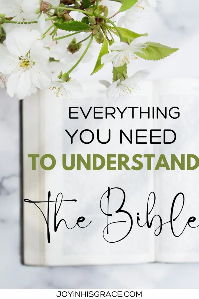 how to understand the Bible