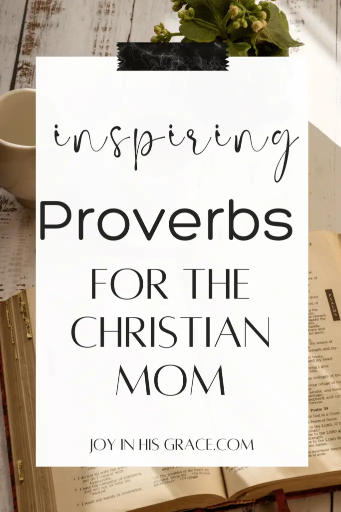 proverbs for christian moms
