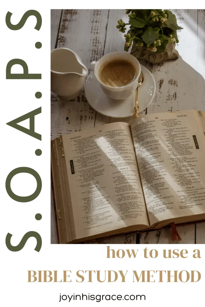 soaps bible study method